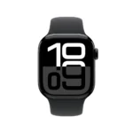 Apple Watch Series 10 42mm Jet Black Aluminium Case with Black Sport Band
