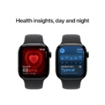 Apple Watch Series 10 42mm Jet Black Aluminium Case with Black Sport Band