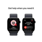 Apple Watch Series 10 42mm Jet Black Aluminium Case with Ink Sport Loop