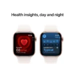 Apple Watch Series 10 46mm Rose Gold Aluminium Case with Light Blush Sport Band