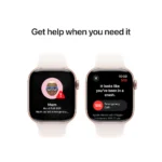 Apple Watch Series 10 46mm Rose Gold Aluminium Case with Light Blush Sport Band