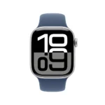 Apple Watch Series 10 42mm Silver Aluminium Case with Denim Sport Band