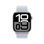 Apple Watch Series 10 42mm Silver Aluminium Case with Blue Cloud Sport Loop