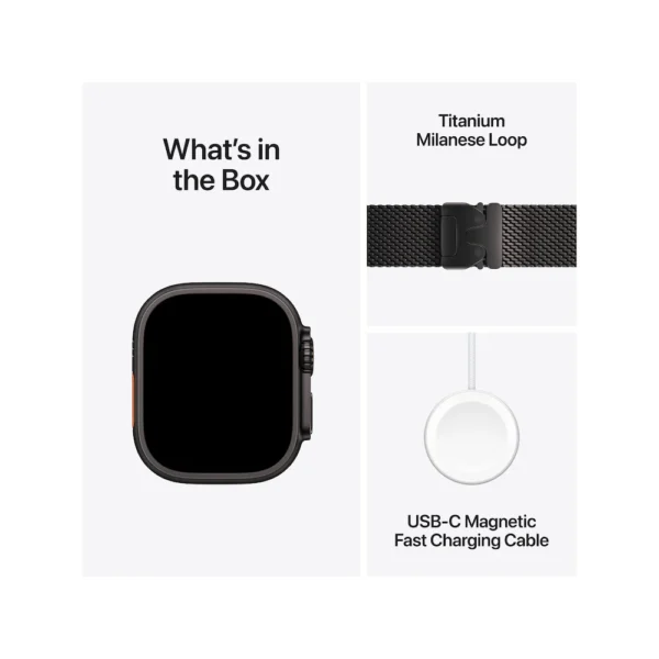 Apple Watch Ultra 2 Titanium Case with Tan Alpine Loop