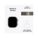 Apple Watch Ultra 2 Titanium Case with Titanium Milanese Loop