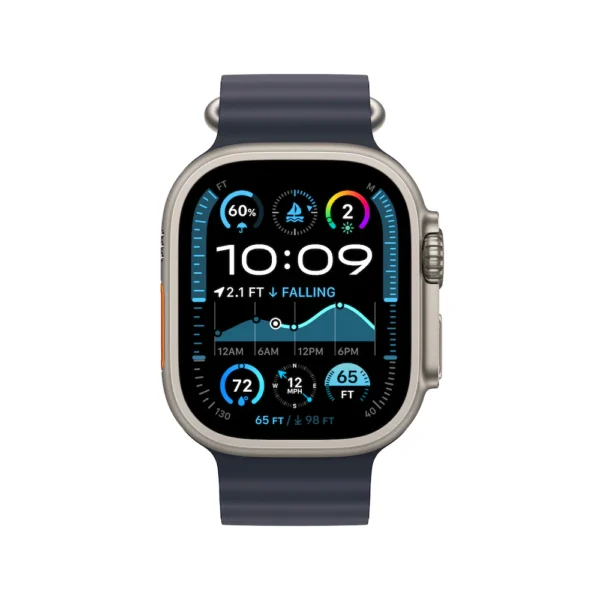 Apple Watch Ultra 2 Titanium Case with Ocean Band