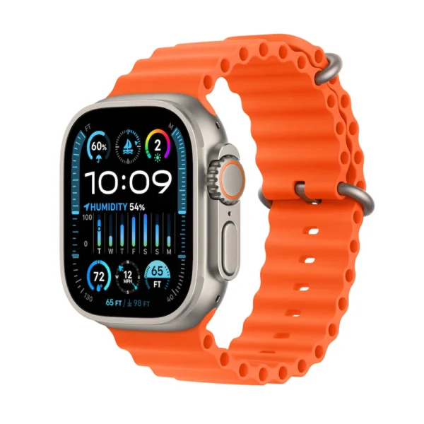 Apple Watch Ultra 2 Titanium Case with Ocean Band