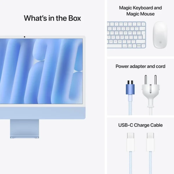 iMac with Retina 4.5K display | Apple M4 Chip | 10- Core CPU | 10-Core GPU | 16GB | 512GB