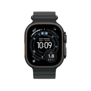 Apple Watch Ultra 3 Black Titanium Case with Ocean Band (8)