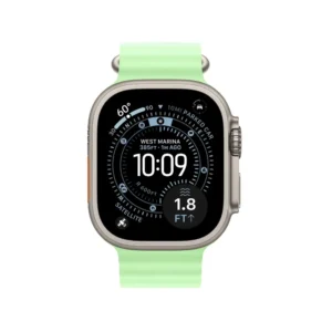 Apple Watch Ultra 3 Natural Titanium Case with Ocean Band (2)