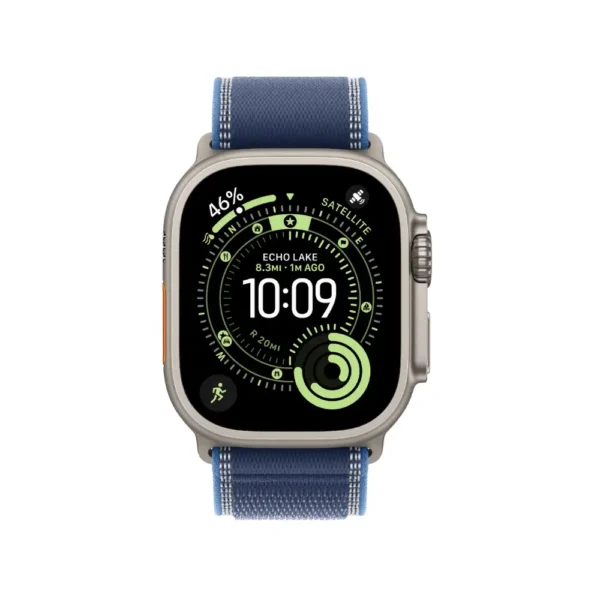 Apple Watch Ultra 3 Natural Titanium Case with Trail Loop